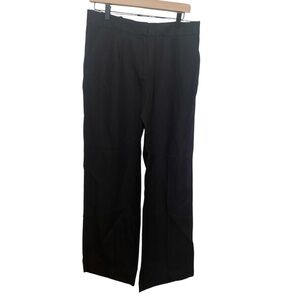 H&M Linen Blend Dark Trousers